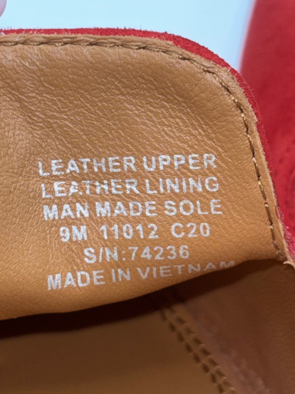 Tory Burch Red Suede Slip-On Loafers - Picture 11 of 14